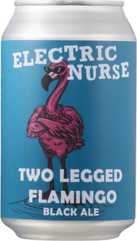 Electric Nurse Two legged flamingo by Brewtrade Sweden, beer label
