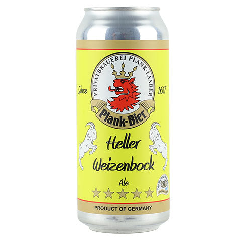 Plank Bier Heller Weizenbock by Brauerei Michael Plank, beer label
