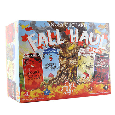 Angry Orchard Fall Haul 12-Pack by Angry Orchard Hard Cider, beer label