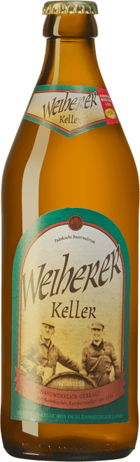Keller by Brauerei Weiherer, beer label