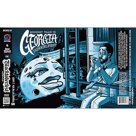 New Realm Midnight Train To Georgia Dunkelfest by New Realm Brewing, beer label