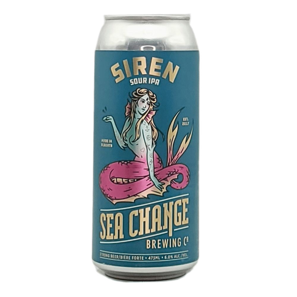 Siren Sour IPA by Sea Change Brewing Co., beer label