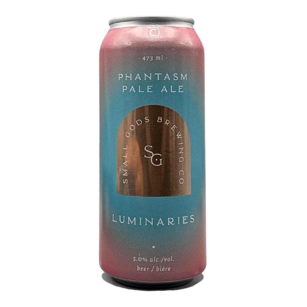 Luminaries Phantasm Hazy Pale Ale by Small Gods Brewing Co., beer label