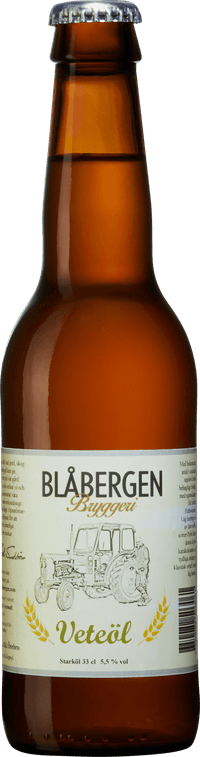 Veteöl by Blåbergen Bryggeri, beer label