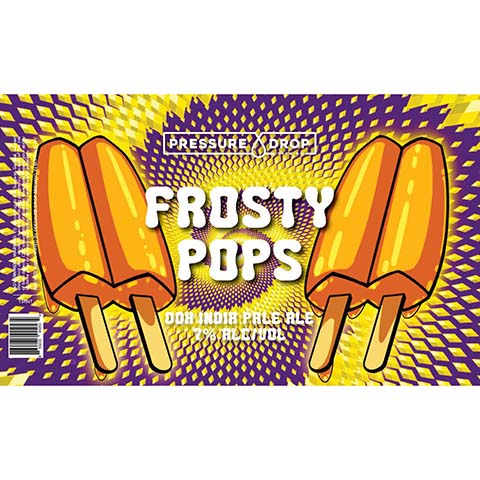 Pressure Drop Frosty Pops DDH IPA by Pressure Drop Brewing, beer label