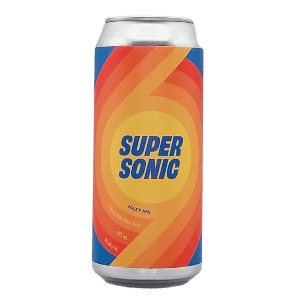 Supersonic Hazy IPA by Cabin Brewing Company, beer label