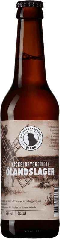 Ölandslager by Kackelbryggeriet, beer label