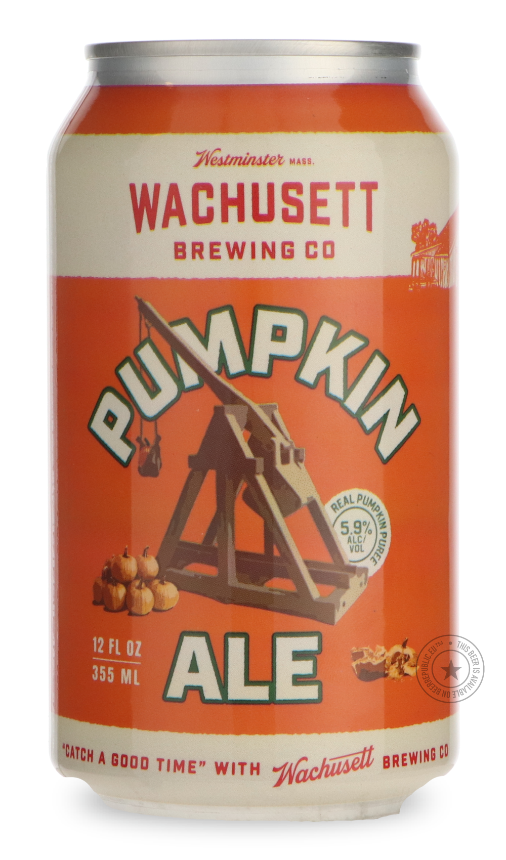 Pumpkin Ale by Wachusett Brewing Co, beer label