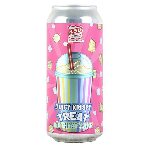 450 North Juicy Krispy Treat - Birthday Cake Slushy XL Sour Ale by 450 North Brewing Company, beer label