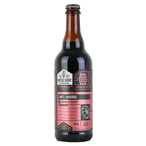 Bottle Logic/Odd By Nature Finite Universe Stout by Bottle Logic Brewing, beer label