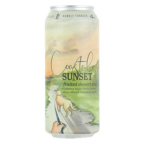 Humble Forager Coastal Sunset V5 Sour Ale by Humble Forager Brewery, beer label