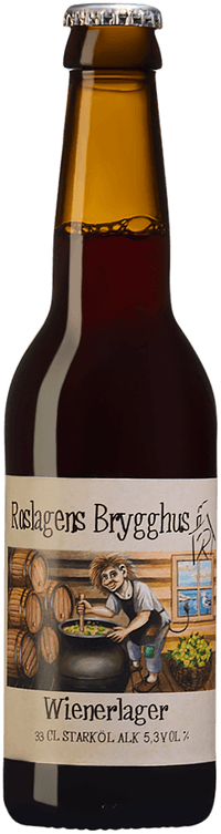Wienerlager by Roslagens Brygghus, beer label
