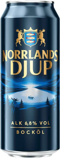 Norrlands Djup by Spendrups Bryggeri, beer label