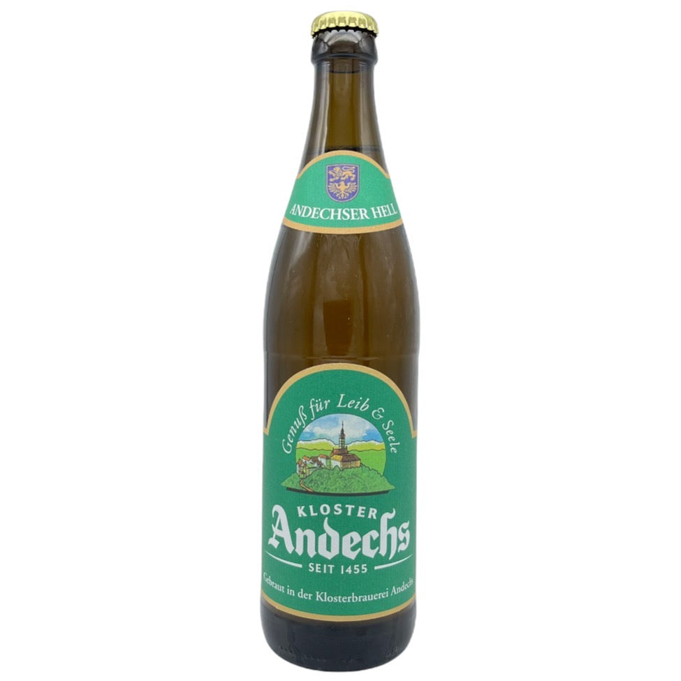 Andechser Vollbier Hell by Andechser, beer label