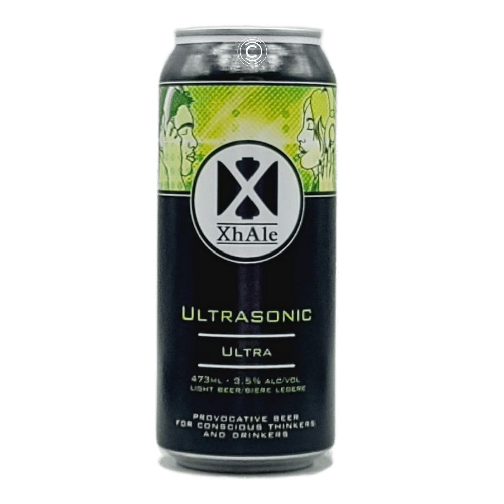 Brew Co. Ultrasonic Ultra Pale Ale by XhAle Brewing, beer label