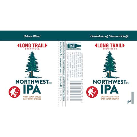 Long Trail Northwest IPA by Long Trail Brewing Co, beer label