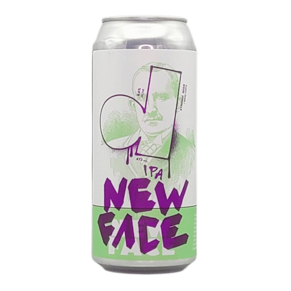 New Face IPA by The Dandy Brewing Company, beer label