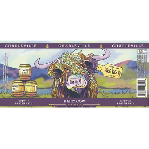 Charleville Hairy Cow Wee Heavy Ale by Charleville Vineyard & Microbrewery, beer label