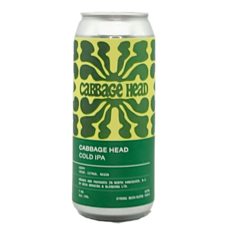 Cabbage Head Cold IPA by Beva Brewing & Blending, beer label