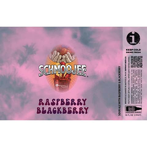 Imprint Schmoojee Raspberry Blackberry Sour Ale by Imprint Beer Company, beer label