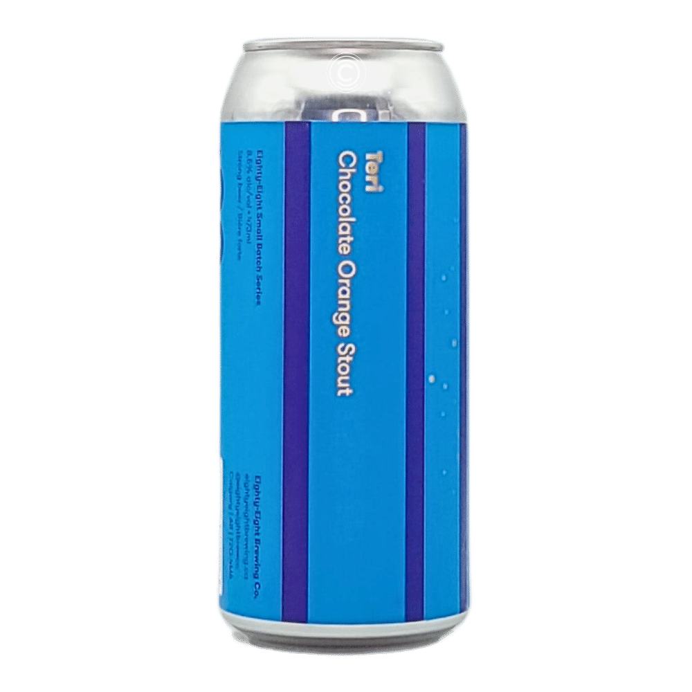 Teri Chocolate Orange Stout by Eighty Eight Brewing Co., beer label
