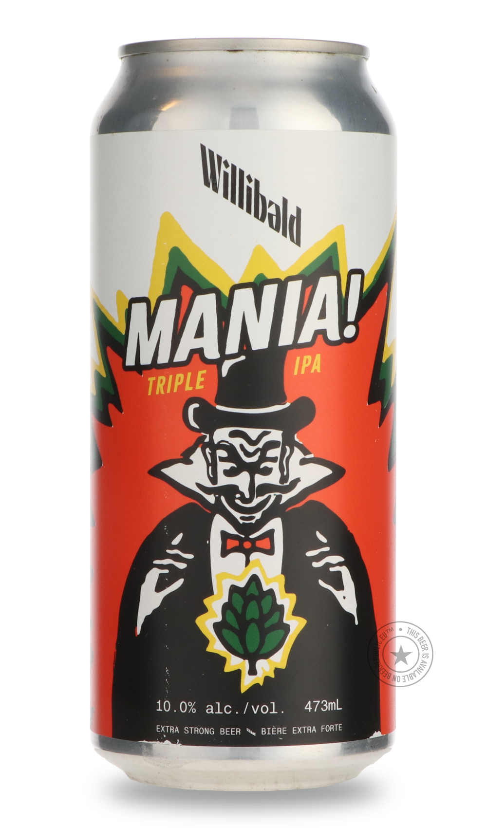 Mania! by Willibald Farm, beer label