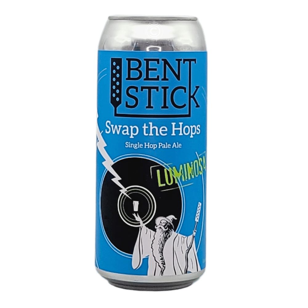 Swap the Hops: Luminosa Pale Ale by Bent Stick Brewing Co., beer label