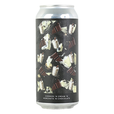 Evil Twin New York City Cookies 'N Cream 'N Horchata 'N Chocolate Imperial Stout by Evil Twin Brewing, beer label