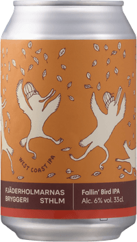 Fallin' Bird by Fjäderholmarnas Bryggeri, beer label