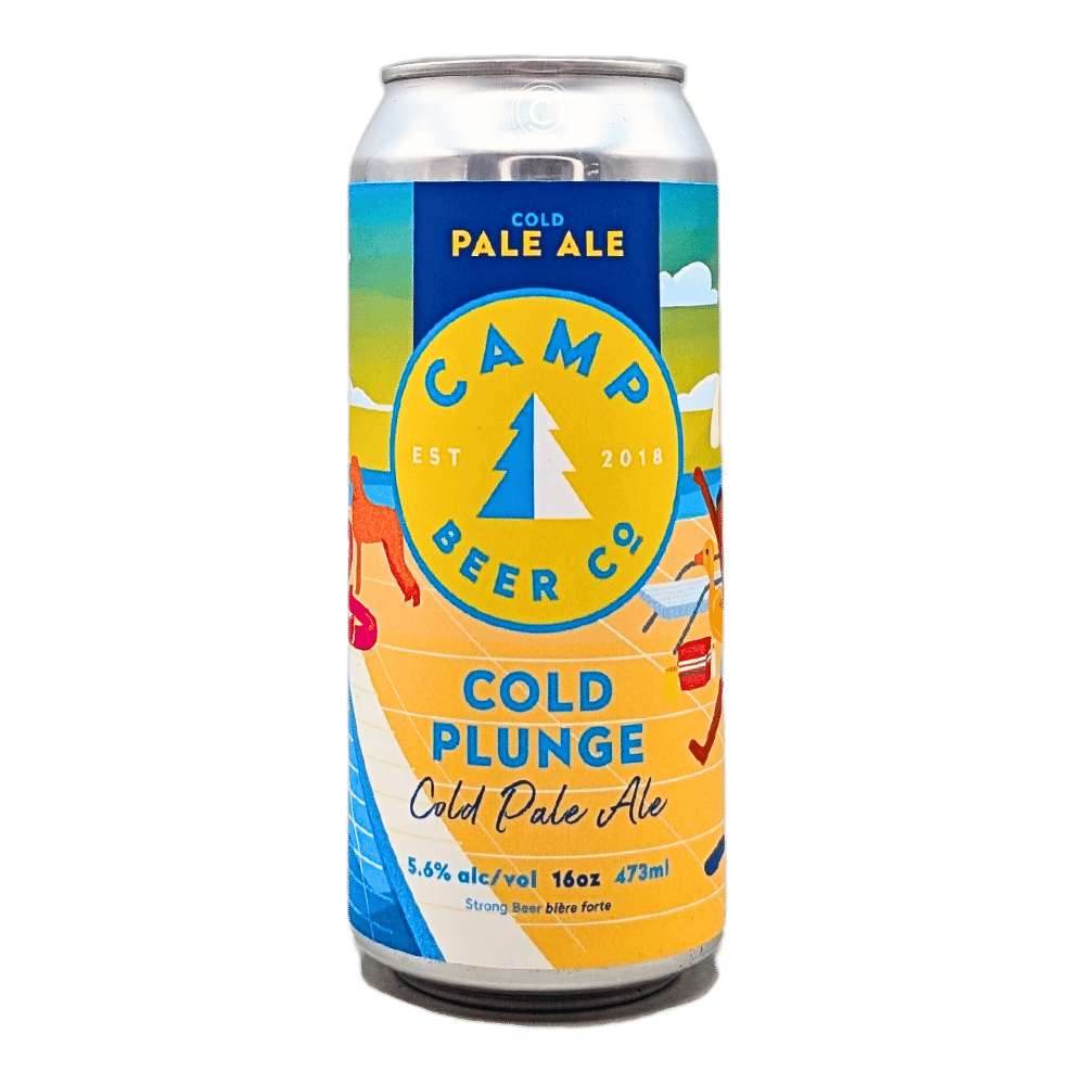 Cold Plunge Cold Pale Ale by Camp Beer Co., beer label