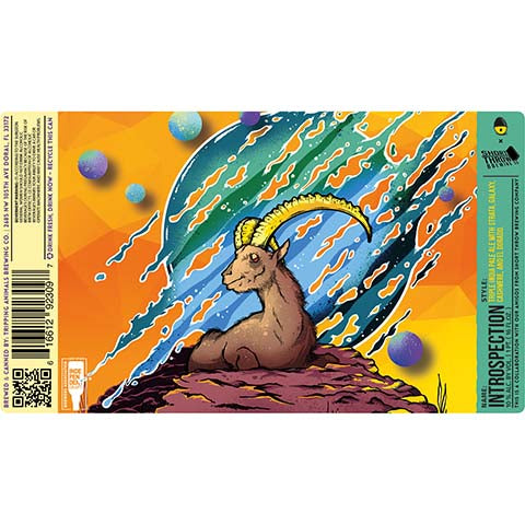 Tripping Animals Introspection TIPA by Tripping Animals Brewing Co., beer label