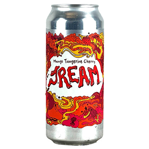 Burley Oak Mango Tangerine Cherry JREAM Sour by Burley Oak Craft Brewery, beer label