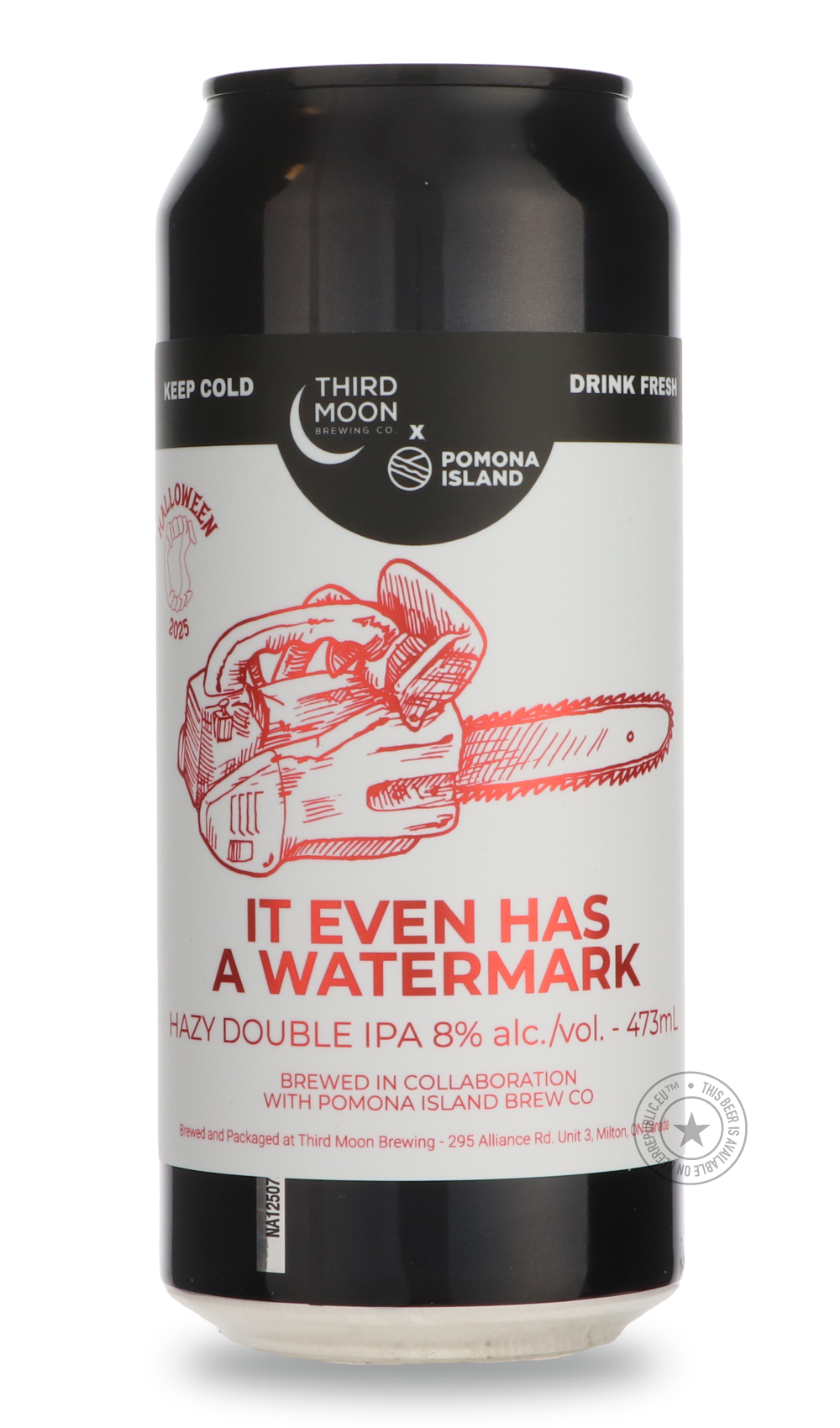 It Even Has A Watermark / Pomona Island by Third Moon, beer label