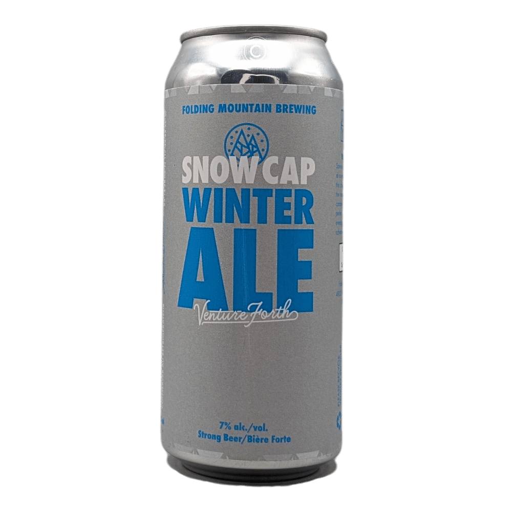 Snow Cap Winter Ale by Folding Mountain Brewing, beer label