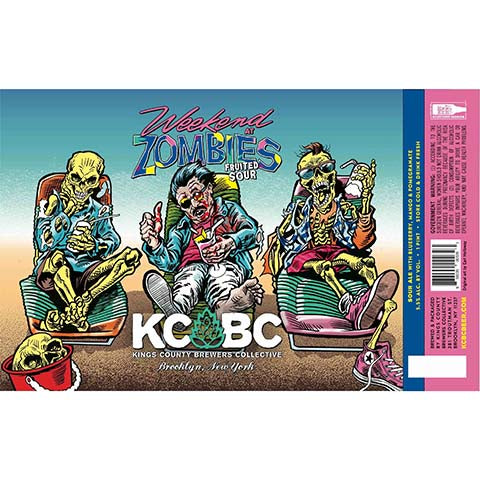 Kings County Brewers Collective Weekend at Zombies Fruited Sour by Kings County Brewers Collective, beer label