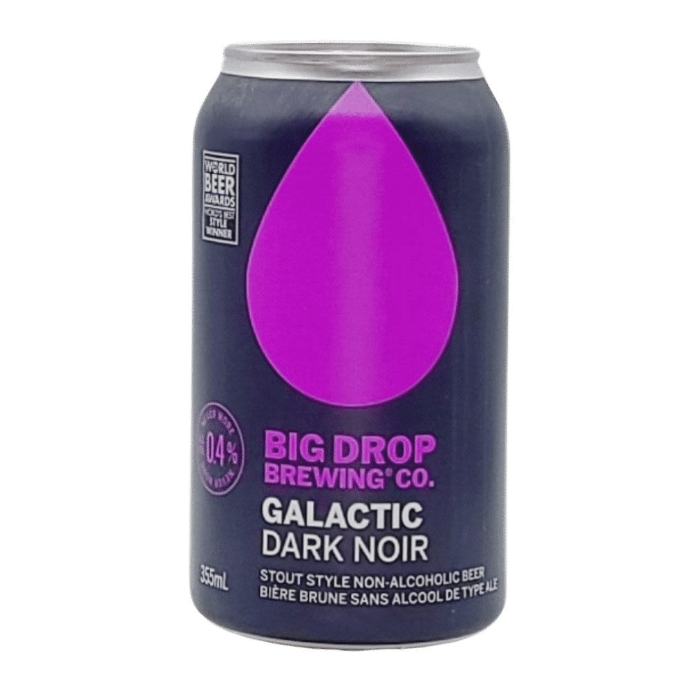 Galactic Dark Noir Milk Stout Non-Alcoholic by Big Dop Brewing, beer label