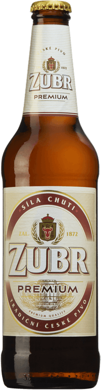 Zubr Premium by Pivovar Zubr, beer label