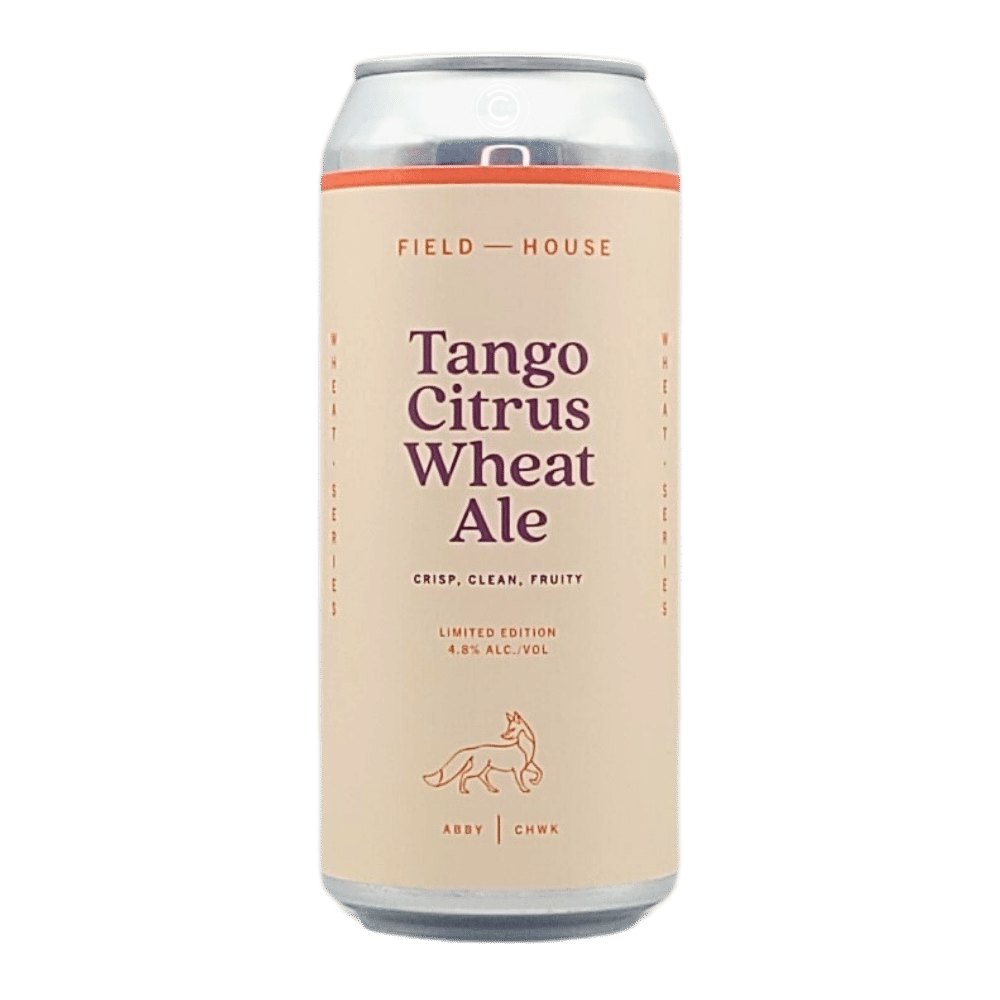 Tango Citrus Wheat Ale by Field House Brewing Co., beer label