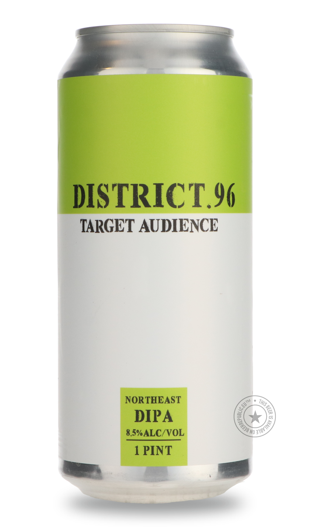 Target Audience by District 96, beer label