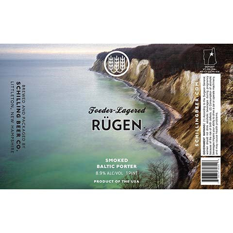 Schilling Foeder-Lagered Rügen Smoked Baltic Porter by Schilling Beer Co, beer label