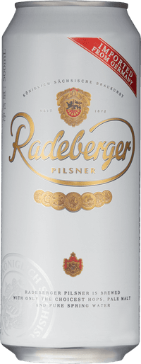 Radeberger by Radeberger Gruppe KG, beer label