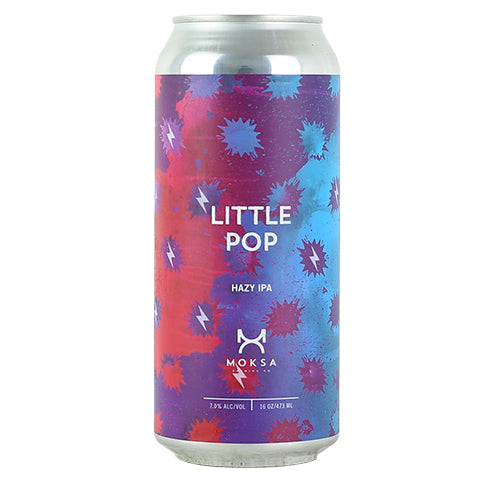 Moksa Little Pop Hazy IPA by Moksa Brewing Co, beer label