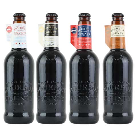 Goose Island Bourbon County Stout Gift Box Set 2021 by Variety Pack, beer label