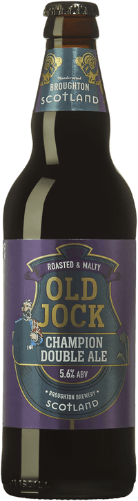 Old Jock Champion Double Ale by Broughton Ales, beer label