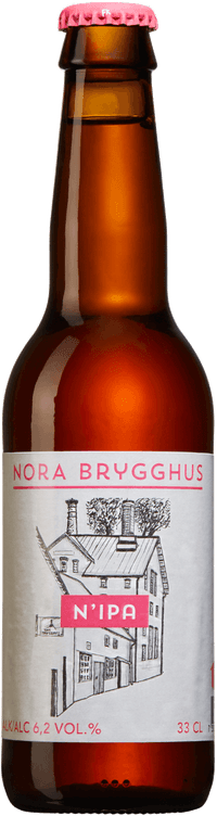 N´IPA by Nora Brygghus, beer label