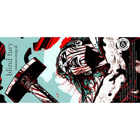 Ebb & Flow Blind Fury Strong Ale by Ebb & Flow, beer label