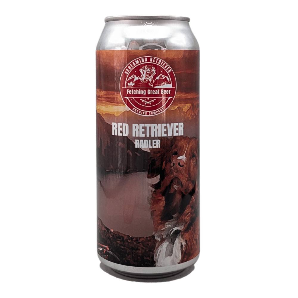Red Retriever Radler by Screaming Retriever Brewing Company, beer label