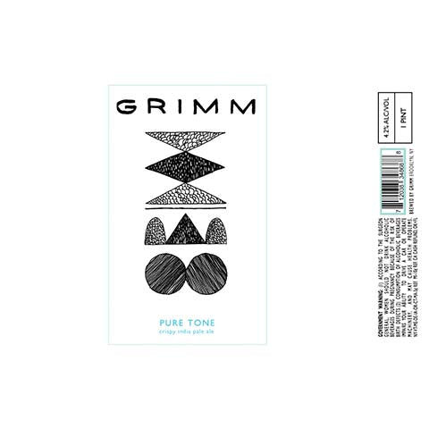 Grimm Pure Tone IPA by Grimm Artisanal Ales, beer label