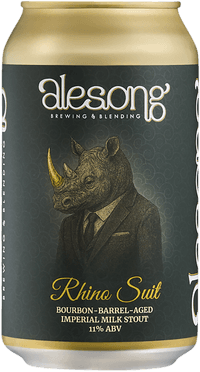 Rhino Suit by Alesong Brewing, beer label