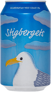 Scandinavian West Coast IPA by Stigbergets Bryggeri, beer label